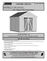 Preview for 3 page of Backyard Products HEARTLAND MIDTOWN 8x10 Assembly Manual