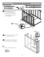 Preview for 27 page of Backyard Products HEARTLAND MIDTOWN 8x10 Assembly Manual