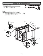 Preview for 29 page of Backyard Products MODERN 12 x 6 Assembly Manual