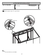 Preview for 30 page of Backyard Products MODERN 12 x 6 Assembly Manual