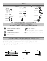 Предварительный просмотр 4 страницы Backyard Products MODERN 12 x 7 Assembly Manual