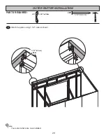 Preview for 30 page of Backyard Products MODERN 12 x 7 Assembly Manual