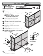 Preview for 25 page of Backyard Products shedmaster GABLE 8' x 12' Assembly Manual