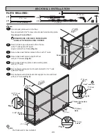 Preview for 26 page of Backyard Products ShedMaster Gable Assembly Manual