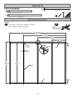 Предварительный просмотр 16 страницы Backyard Products SHEDMASTER HOMESTEAD Assembly Manual