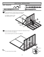 Preview for 23 page of Backyard Products SHEDMASTER HOMESTEAD Assembly Manual