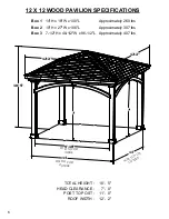 Preview for 6 page of Backyard Products WOOD PAVILION 12' X 12' Assembly Manual