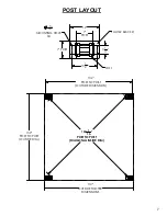 Предварительный просмотр 7 страницы Backyard Products WOOD PAVILION 12' X 12' Assembly Manual