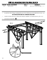 Preview for 40 page of Backyard Products WOOD PAVILION 12' X 12' Assembly Manual