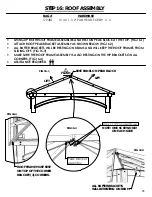 Предварительный просмотр 41 страницы Backyard Products WOOD PAVILION 12' X 12' Assembly Manual