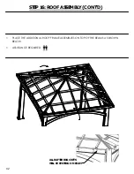 Предварительный просмотр 42 страницы Backyard Products WOOD PAVILION 12' X 12' Assembly Manual