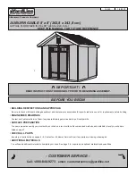 Preview for 3 page of Backyard Products Yardline AUBURN GABLE Manual