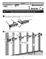 Предварительный просмотр 75 страницы Backyard Products Yardline BELLINGHAM GABLE 10' x 16' Manual