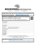 Preview for 4 page of Backyard 911213 Assembly Instructions