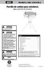 Предварительный просмотр 9 страницы Backyard CBC1270W Owner'S Manual