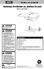 Предварительный просмотр 9 страницы Backyard CBC1611WDC-C Owner'S Manual