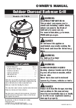 Предварительный просмотр 1 страницы Backyard CBC1943W Owner'S Manual