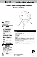 Предварительный просмотр 9 страницы Backyard CBT1302W Series Owner'S Manual