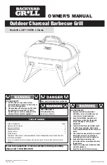 Предварительный просмотр 1 страницы Backyard CBT17081W-C Series Owner'S Manual