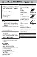 Предварительный просмотр 11 страницы Backyard gbc1349w-c/curacao Owner'S Manual