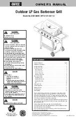 Предварительный просмотр 1 страницы Backyard GBC1349W Owner'S Manual