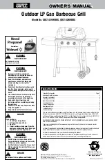 Предварительный просмотр 1 страницы Backyard GBC1429WBBS Owner'S Manual