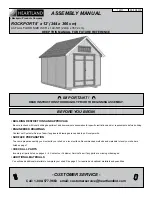 Preview for 3 page of Backyard Heartland Rockport 8x12 Assembly Manual