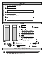 Предварительный просмотр 8 страницы Backyard MODERN 8' x 6' Assembly Manual