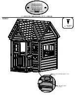 Предварительный просмотр 70 страницы Backyard VICTORIAN INN 1706316 Assembly Manual