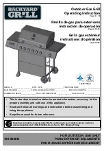 Предварительный просмотр 1 страницы BackyardGrill 720-0969B Operating	 Instruction