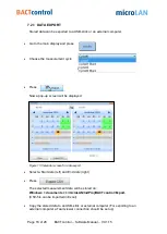 Preview for 18 page of BACTcontrol microLAN Software Manual