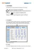 Preview for 19 page of BACTcontrol microLAN Software Manual