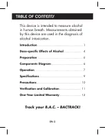 Preview for 2 page of BACtrack Select S80 Owner'S Manual