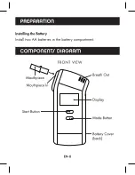 Preview for 8 page of BACtrack Select S80 Owner'S Manual