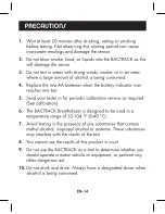 Preview for 14 page of BACtrack Select S80 Owner'S Manual