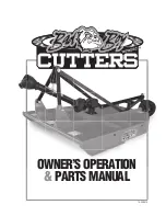 Bad Boy 5' Cutter Owner'S Operation Manual preview