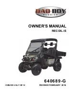 Bad Boy 640690-G Owner'S Manual preview