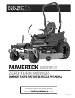 Preview for 1 page of Bad Boy AVERICK BMR48ZT740 Owner’S Operator Service Manual