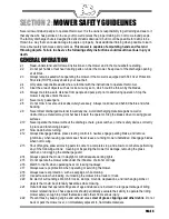 Preview for 5 page of Bad Boy COMPACT OUTLAW BBO42FX691 Owner’S Operator Service Manual