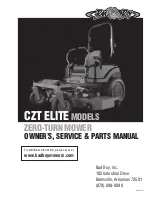 Bad Boy CZT 4800 Series Owner'S Service Manual предпросмотр