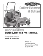 Preview for 1 page of Bad Boy CZT Owner'S, Service & Parts Manual