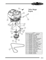 Preview for 45 page of Bad Boy MZ 42" Owner'S, Service & Parts Manual