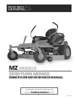 Bad Boy MZ BMZ4219KO Owner’S Operator Service Manual preview