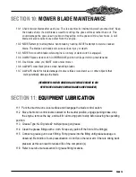 Preview for 15 page of Bad Boy MZ Magnum 54 Owner'S, Service & Parts Manual