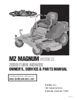 Bad Boy MZ MAGNUM Owner'S, Service & Parts Manual preview