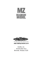 Preview for 60 page of Bad Boy MZ MAGNUM Owner'S, Service & Parts Manual