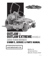 Bad Boy Outlaw 6100 Owner'S, Service & Parts Manual preview