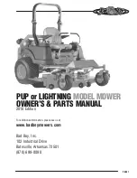 Bad Boy PUP Owner'S & Parts Manual preview