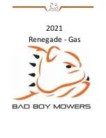 Bad Boy RENEGADE Series Service Manual предпросмотр