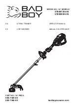 Bad Boy ST80B120A16 Operator'S Manual preview